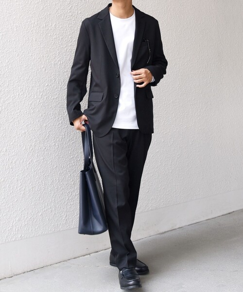 SHIPS any セットアップ　多機能　オールシーズン SHIPS any:〈洗濯機可能/抗ピリング〉ウールライク オールシーズン