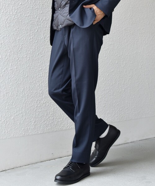 SHIPS any（シップス エニィ）の「SHIPS any:〈洗濯機可能/抗ピリング〉ウールライク オールシーズン セットアップ ジャケット & イージーパンツ◇（セットアップ・メンズ・ネイビー/ブラック/チャコールグレー・SMALL/X-LARGE/LARGE/MEDIUM）」の9枚目の写真