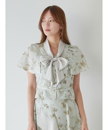 SNIDEL（スナイデル）の「ボウタイケープブラウス（シャツ/ブラウス）」