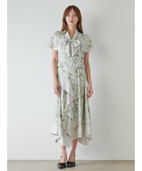 SNIDEL（スナイデル）の「ボウタイケープブラウス（シャツ/ブラウス・レディース・グレー/ホワイト/ミント・F）」の15枚目の写真