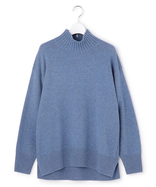 23区（ニジュウサンク）の「カシミヤブレンド ハイネック ニット（ニット/セーター・レディース・ホワイト系/ベージュ系/ライトグレー系/オールドローズ系/ライトグリーン系/ピーコックグリーン系/グレー系/ダルブルー系/パープル系・38）」の15枚目の写真