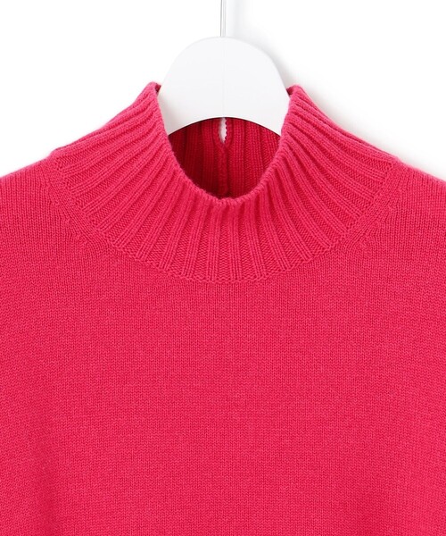 23区（ニジュウサンク）の「カシミヤブレンド ハイネック ニット（ニット/セーター・レディース・ホワイト系/ベージュ系/ライトグレー系/オールドローズ系/ライトグリーン系/ピーコックグリーン系/グレー系/ダルブルー系/パープル系・38）」の12枚目の写真