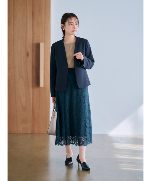 COHINA(コヒナ)の「スカラヘムAラインレーススカート 【低身長・小柄女性】(スカート・レディース・ピンク/グリーン・XS/S)」の21枚目の写真