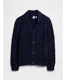 ▼デニム&サプライ ニットカーディガン ケーブルニット 星条旗【M】ネイビー Denim & Supply Ralph Lauren（デニムアンドサプライラルフ