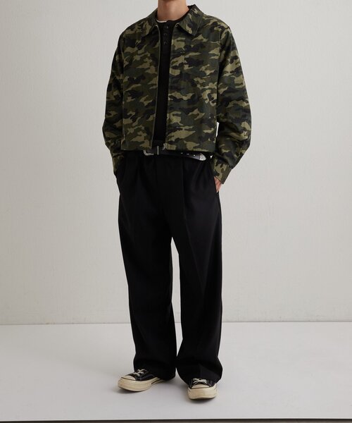 WHO'S WHO gallery（フーズフーギャラリー）の「KOOKYNカモジップシャツ（シャツ/ブラウス・メンズ・カーキ・SMALL/MEDIUM）」の4枚目の写真