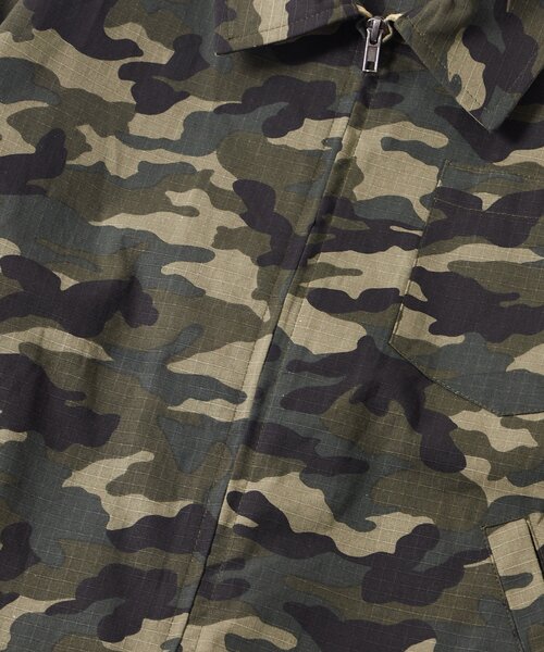 WHO'S WHO gallery（フーズフーギャラリー）の「KOOKYNカモジップシャツ（シャツ/ブラウス・メンズ・カーキ・SMALL/MEDIUM）」の7枚目の写真