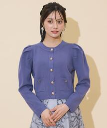 WILLSELECTION（ウィルセレクション）の「タックスリーブニットカーディガン（カーディガン/ボレロ）」