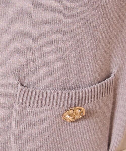 WILLSELECTION（ウィルセレクション）の「タックスリーブニットカーディガン（カーディガン/ボレロ・レディース・ピンク/ブラウン/ブラック/ブルー・FREE）」の17枚目の写真