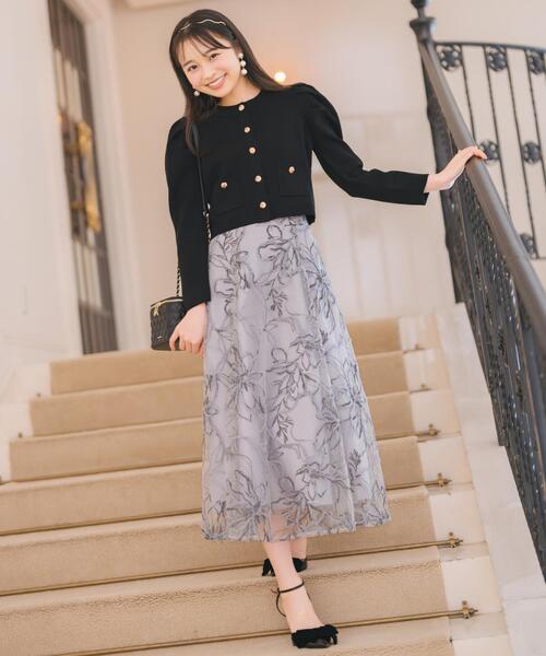 WILLSELECTION（ウィルセレクション）の「タックスリーブニットカーディガン（カーディガン/ボレロ・レディース・ピンク/ブラウン/ブラック/ブルー・FREE）」の19枚目の写真