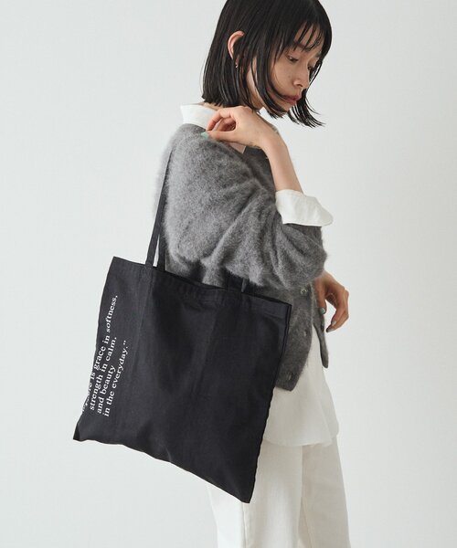 russet（ラシット）の「ロゴトートバッグ（トートバッグ・レディース・ライトベージュ/ブラック・FREE）」の19枚目の写真