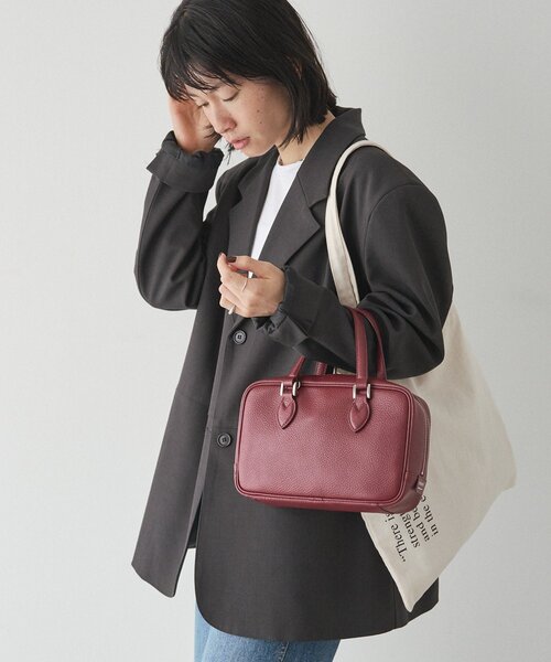 russet（ラシット）の「ロゴトートバッグ（トートバッグ・レディース・ライトベージュ/ブラック・FREE）」の4枚目の写真