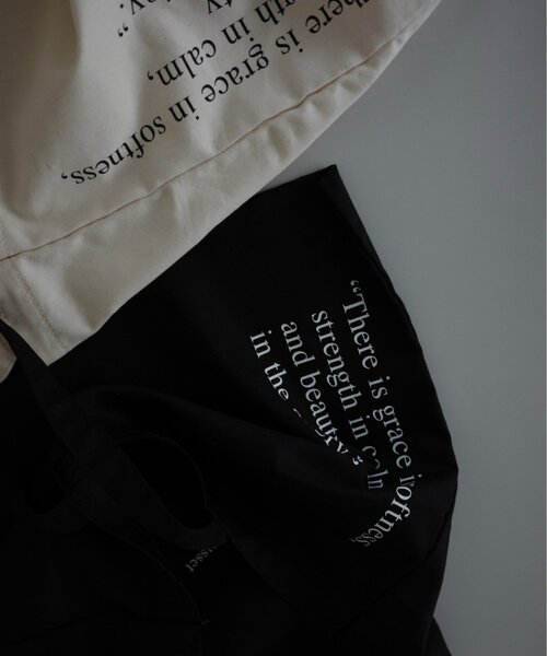 russet（ラシット）の「ロゴトートバッグ（トートバッグ・レディース・ライトベージュ/ブラック・FREE）」の11枚目の写真