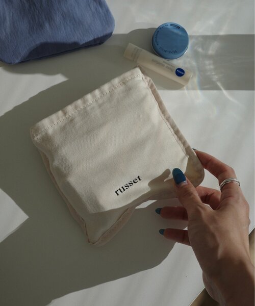 russet（ラシット）の「ロゴトートバッグ（トートバッグ・レディース・ライトベージュ/ブラック・FREE）」の15枚目の写真