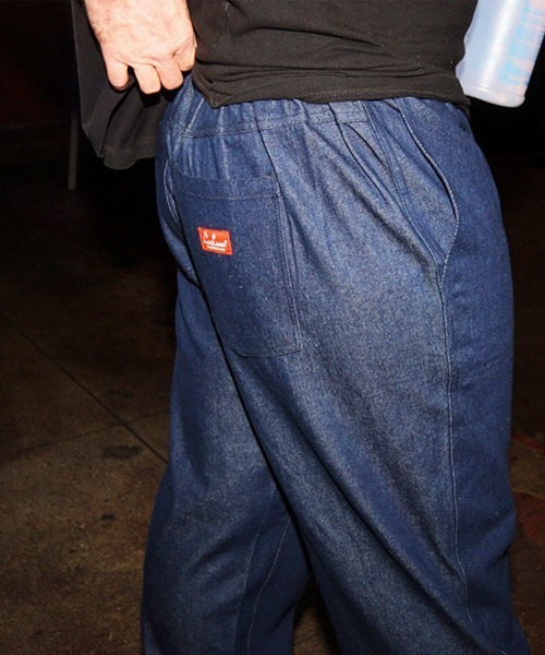 収*家様 40'〜　希少ランチデニムパンツ Cookman クックマン ランチパンツ Ranch Pants Denim Navy（デニム