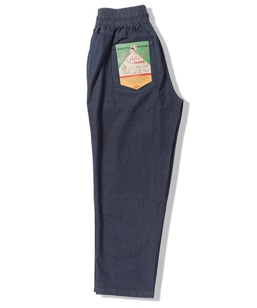 COOKMAN（クックマン）の「Cookman クックマン ランチパンツ Ranch Pants Denim Navy（デニムパンツ・メンズ・ネイビー・MEDIUM/LARGE）」の6枚目の写真