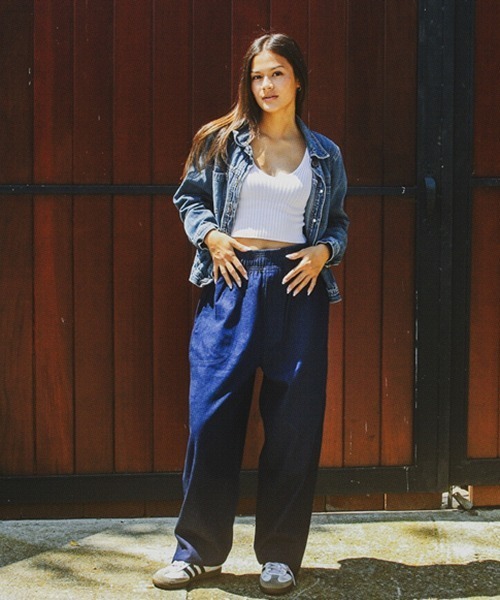 COOKMAN（クックマン）の「Cookman クックマン ランチパンツ Ranch Pants Denim Navy（デニムパンツ・メンズ・ネイビー・MEDIUM/LARGE）」の17枚目の写真
