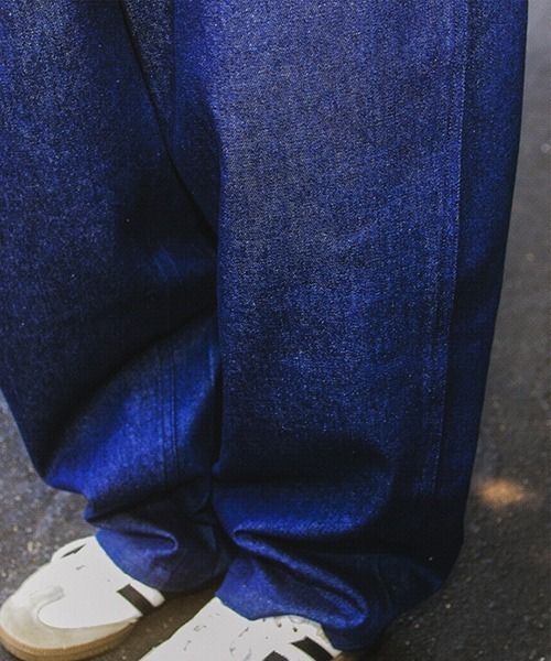 COOKMAN（クックマン）の「Cookman クックマン ランチパンツ Ranch Pants Denim Navy（デニムパンツ・メンズ・ネイビー・MEDIUM/LARGE）」の11枚目の写真