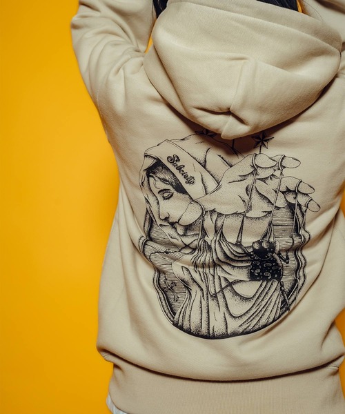 Subciety(サブサエティ)の「Dominate hoodie(ベスト・メンズ・グレー/ブラック/ベージュ・MEDIUM/LARGE/X-LARGE/XX-LARGE/X-SMALL/SMALL)」の9枚目の写真