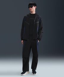 NIKE(iCL)̃iCL ebN Y Dri-FIT E[u J[ubN I[o[TCYh pc / Nike Tech Men's Dri-FIT Woven Color-Block Oversized Pants IH8467-010 Black(̑pc)