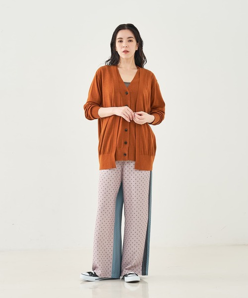 collex（コレックス）の「小紋ミックス柄サテンパンツ（その他パンツ・レディース・ベージュ/グレー・フリー）」の16枚目の写真