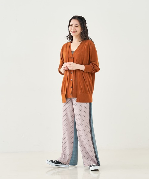 collex（コレックス）の「小紋ミックス柄サテンパンツ（その他パンツ・レディース・ベージュ/グレー・フリー）」の15枚目の写真