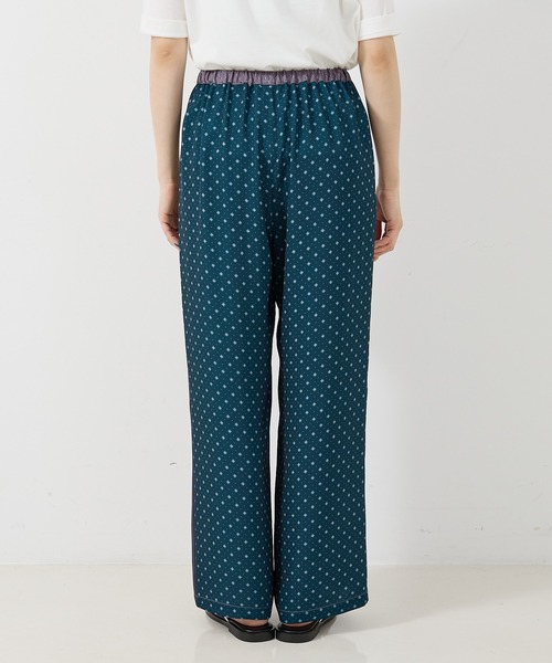 collex（コレックス）の「小紋ミックス柄サテンパンツ（その他パンツ・レディース・ベージュ/グレー・フリー）」の22枚目の写真