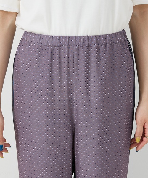 collex（コレックス）の「小紋ミックス柄サテンパンツ（その他パンツ・レディース・ベージュ/グレー・フリー）」の21枚目の写真