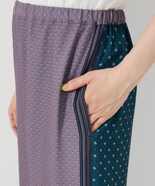 collex（コレックス）の「小紋ミックス柄サテンパンツ（その他パンツ・レディース・ベージュ/グレー・フリー）」の20枚目の写真