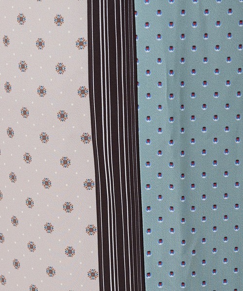 collex（コレックス）の「小紋ミックス柄サテンパンツ（その他パンツ・レディース・ベージュ/グレー・フリー）」の17枚目の写真