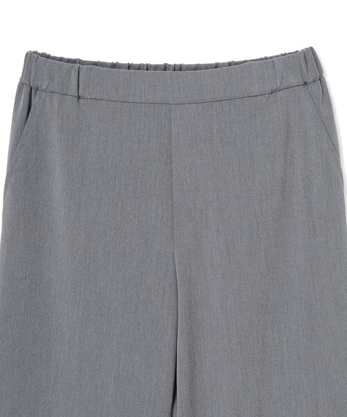 Petit Honfleur（プチオンフルール）の「【すご楽】ストレッチワイドパンツ【定番カラー・ウエストゴム・通年素材】【追加生産】（その他パンツ・レディース・グレー/ブラック・M/L）」の5枚目の写真