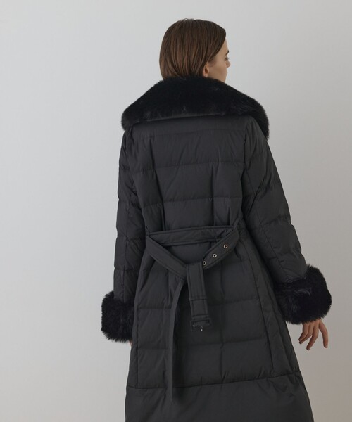 ファーカラーロングダウン（ダウンジャケット/コート）｜GRACE