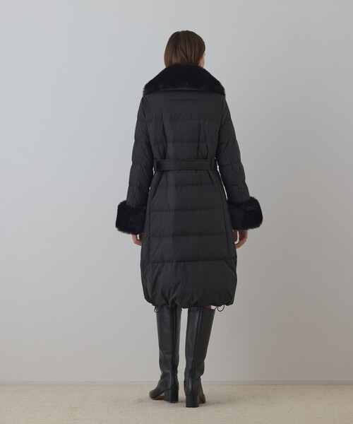 ファーカラーロングダウン（ダウンジャケット/コート）｜GRACE