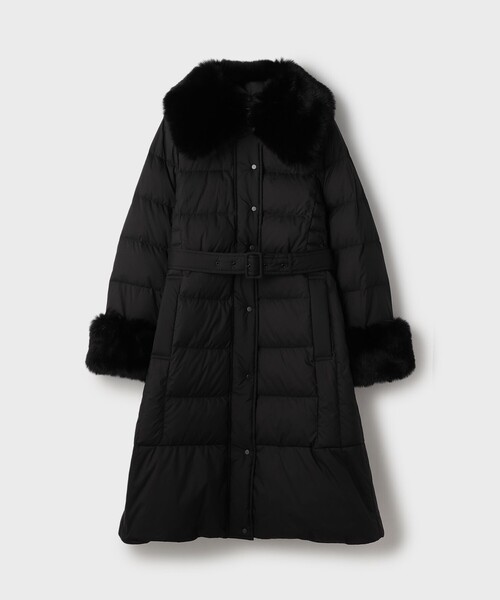ファーカラーロングダウン（ダウンジャケット/コート）｜GRACE