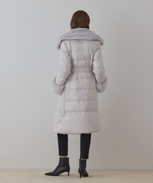 ファーカラーロングダウン（ダウンジャケット/コート）｜GRACE