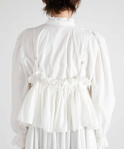 crinkle crinkle crinkle】embroidery scallop cami dress/刺繍