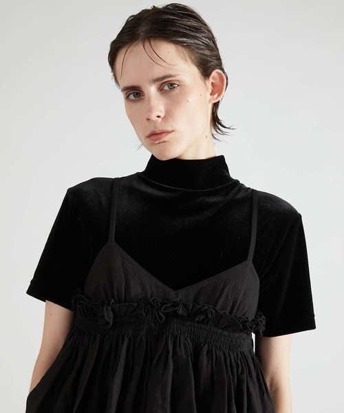 crinkle crinkle crinkle(クリンクルクリンクルクリンクル)の「【crinkle crinkle crinkle】embroidery scallop cami dress/刺繍スカラップキャミドレス(ドレス・レディース・ホワイト/ブラック・FREE)」の21枚目の写真