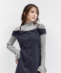 RANDA | フリルリブニットプルオーバー(ニット/セーター)