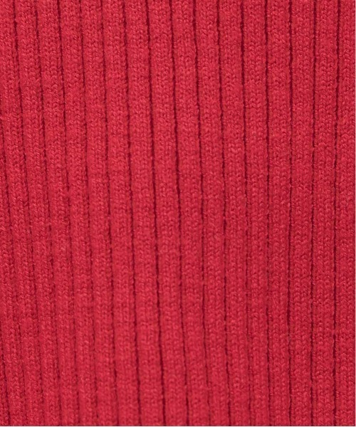 RANDA（ランダ）の「フリルリブニットプルオーバー（ニット/セーター・レディース・グレー/アイボリー/レッド/ブラック・FREE）」の9枚目の写真