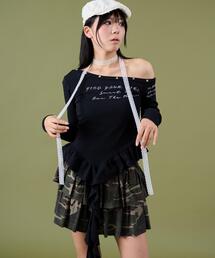 DISPARK/サイドテールスタッズロゴT