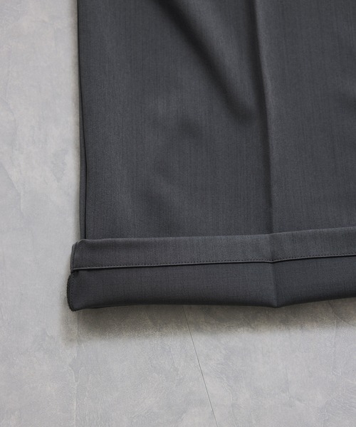 VIS（ビス）の「ベルトディテールタックワイドパンツ/イージーケア（その他パンツ・レディース・ブラウン/ブラック/チャコールグレー/ベージュ・SS/S/M）」の5枚目の写真