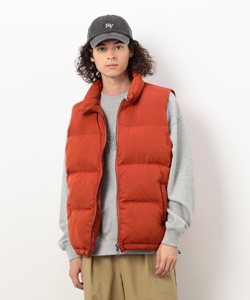 Purple&Yellow（パープルアンドイエロー）の「ポリエステルタフタ中綿 ベスト（その他アウター・メンズ・グリーン/オレンジ/ブラック・SMALL/LARGE/MEDIUM）」の3枚目の写真