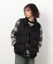 Purple&Yellow | ポリエステルタフタ中綿 ベスト(その他アウター)