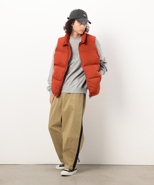 Purple&Yellow（パープルアンドイエロー）の「ポリエステルタフタ中綿 ベスト（その他アウター・メンズ・グリーン/オレンジ/ブラック・SMALL/LARGE/MEDIUM）」の10枚目の写真