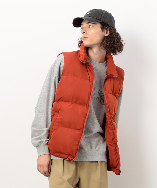 Purple&Yellow（パープルアンドイエロー）の「ポリエステルタフタ中綿 ベスト（その他アウター・メンズ・グリーン/オレンジ/ブラック・SMALL/LARGE/MEDIUM）」の12枚目の写真