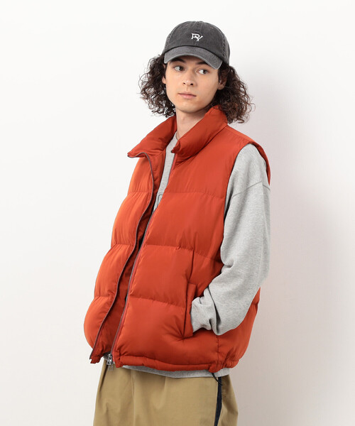 Purple&Yellow（パープルアンドイエロー）の「ポリエステルタフタ中綿 ベスト（その他アウター・メンズ・グリーン/オレンジ/ブラック・SMALL/LARGE/MEDIUM）」の13枚目の写真