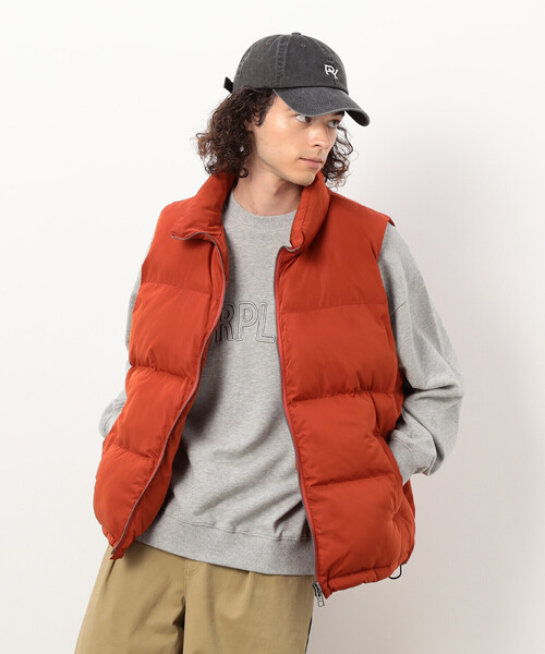 Purple&Yellow（パープルアンドイエロー）の「ポリエステルタフタ中綿 ベスト（その他アウター・メンズ・グリーン/オレンジ/ブラック・SMALL/LARGE/MEDIUM）」の14枚目の写真