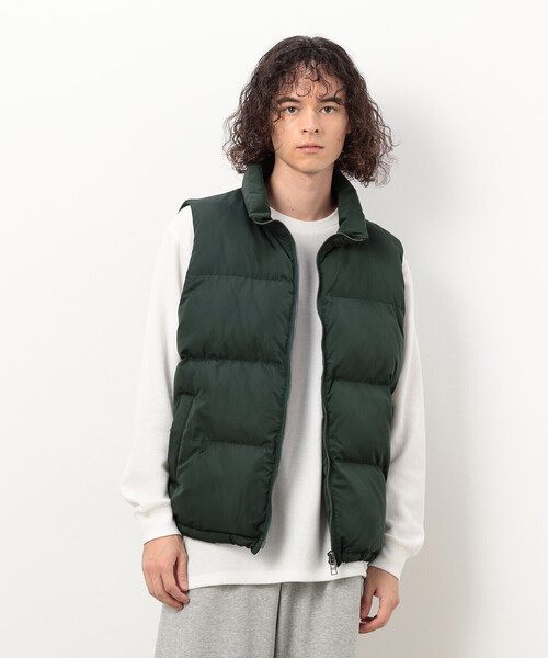 Purple&Yellow（パープルアンドイエロー）の「ポリエステルタフタ中綿 ベスト（その他アウター・メンズ・グリーン/オレンジ/ブラック・SMALL/LARGE/MEDIUM）」の19枚目の写真