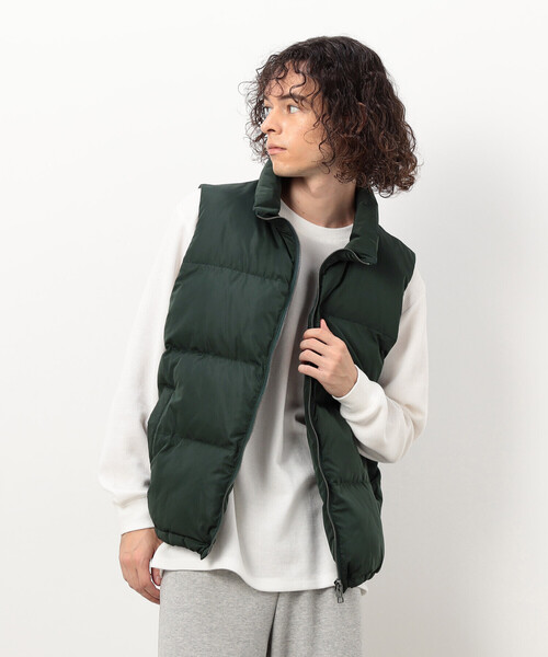 Purple&Yellow（パープルアンドイエロー）の「ポリエステルタフタ中綿 ベスト（その他アウター・メンズ・グリーン/オレンジ/ブラック・SMALL/LARGE/MEDIUM）」の20枚目の写真