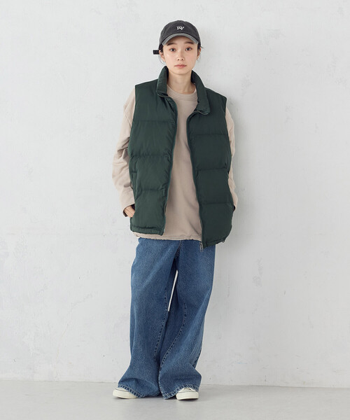 Purple&Yellow（パープルアンドイエロー）の「ポリエステルタフタ中綿 ベスト（その他アウター・メンズ・グリーン/オレンジ/ブラック・SMALL/LARGE/MEDIUM）」の21枚目の写真