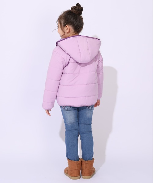 BABYDOLL(ベビードール)の「通販限定 フェイクダウンアウター 1112K(ダウンジャケット/コート・キッズ・ブラック/ライトブルー/イエロー×グリーン/パープル系9・90cm/100cm/110cm/120cm/130cm/140cm/150cm)」の19枚目の写真